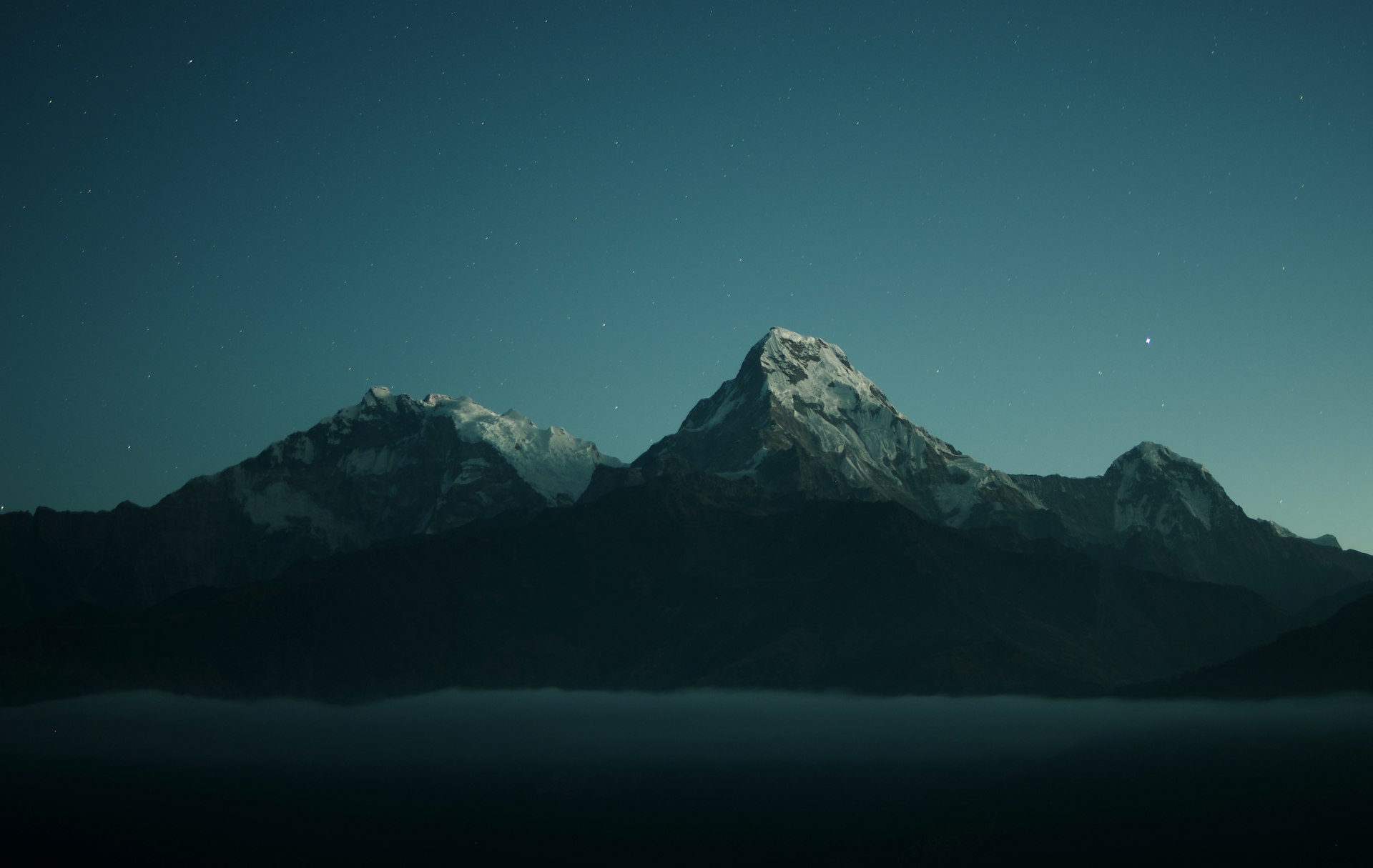 Alberta Rocky Mountains at night